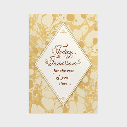 Wedding - Marble - 12 Count Boxed Cards and Envelopes, KJV