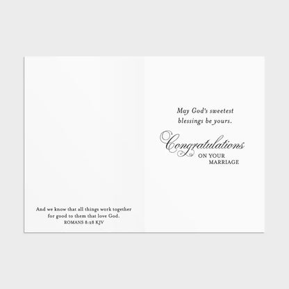 Wedding - Marble - 12 Count Boxed Cards and Envelopes, KJV