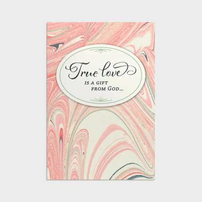 Wedding - Marble - 12 Count Boxed Cards and Envelopes, KJV