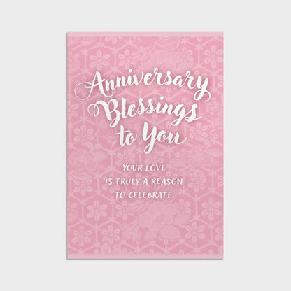 Anniversary - Colourful Designs - 12 Boxed Cards and Envelopes, KJV