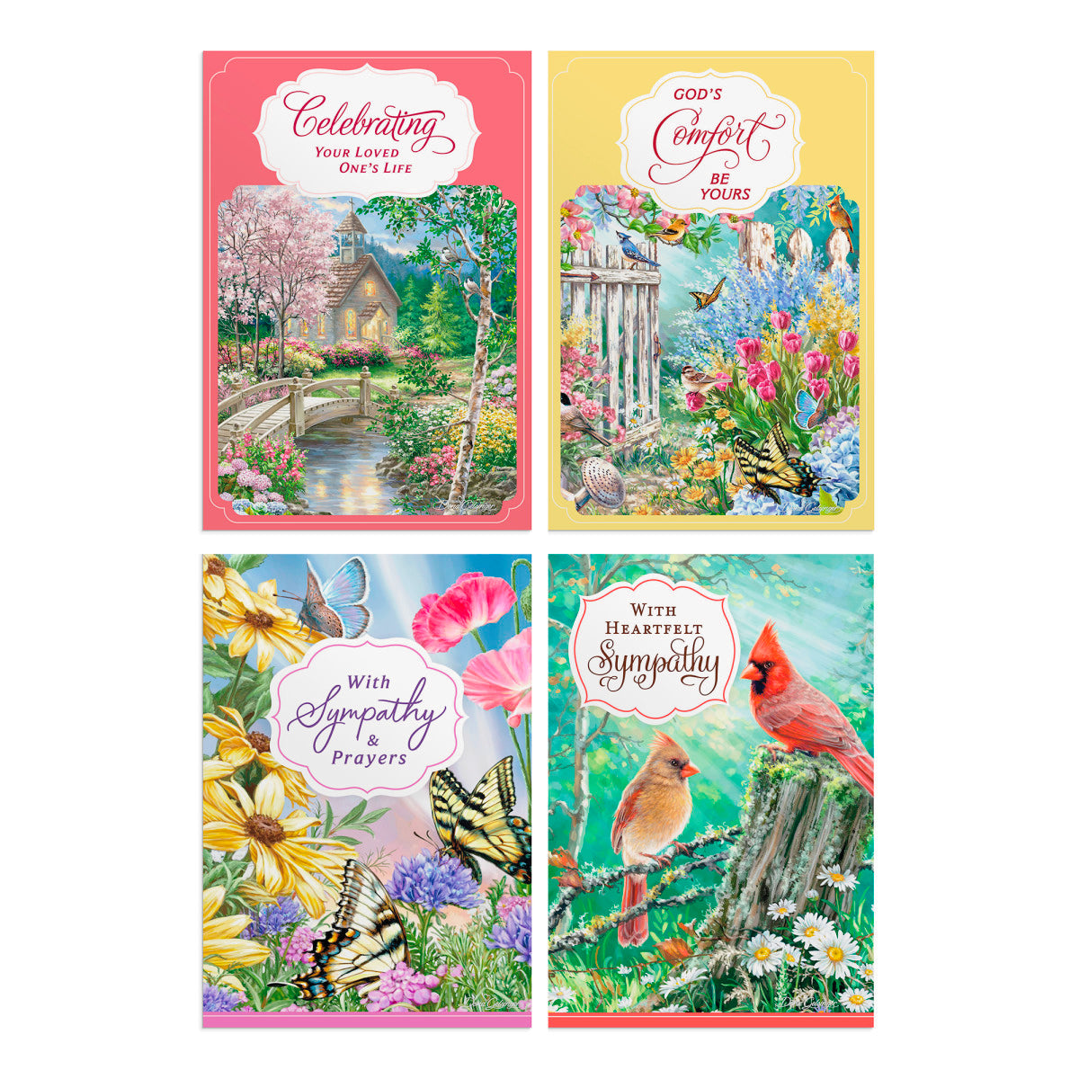 Dona Gelsinger - Sympathy - 12 Boxed Cards and Envelopes