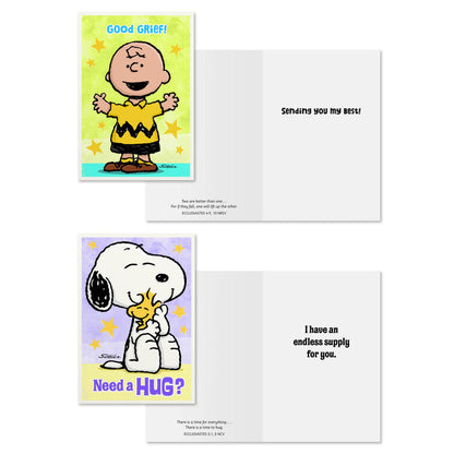 Peanuts® Assorted Religious Care and Concern Cards, Box of 12 - The Christian Gift Company