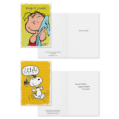 Peanuts® Assorted Religious Encouragement Cards, Box of 12 - The Christian Gift Company