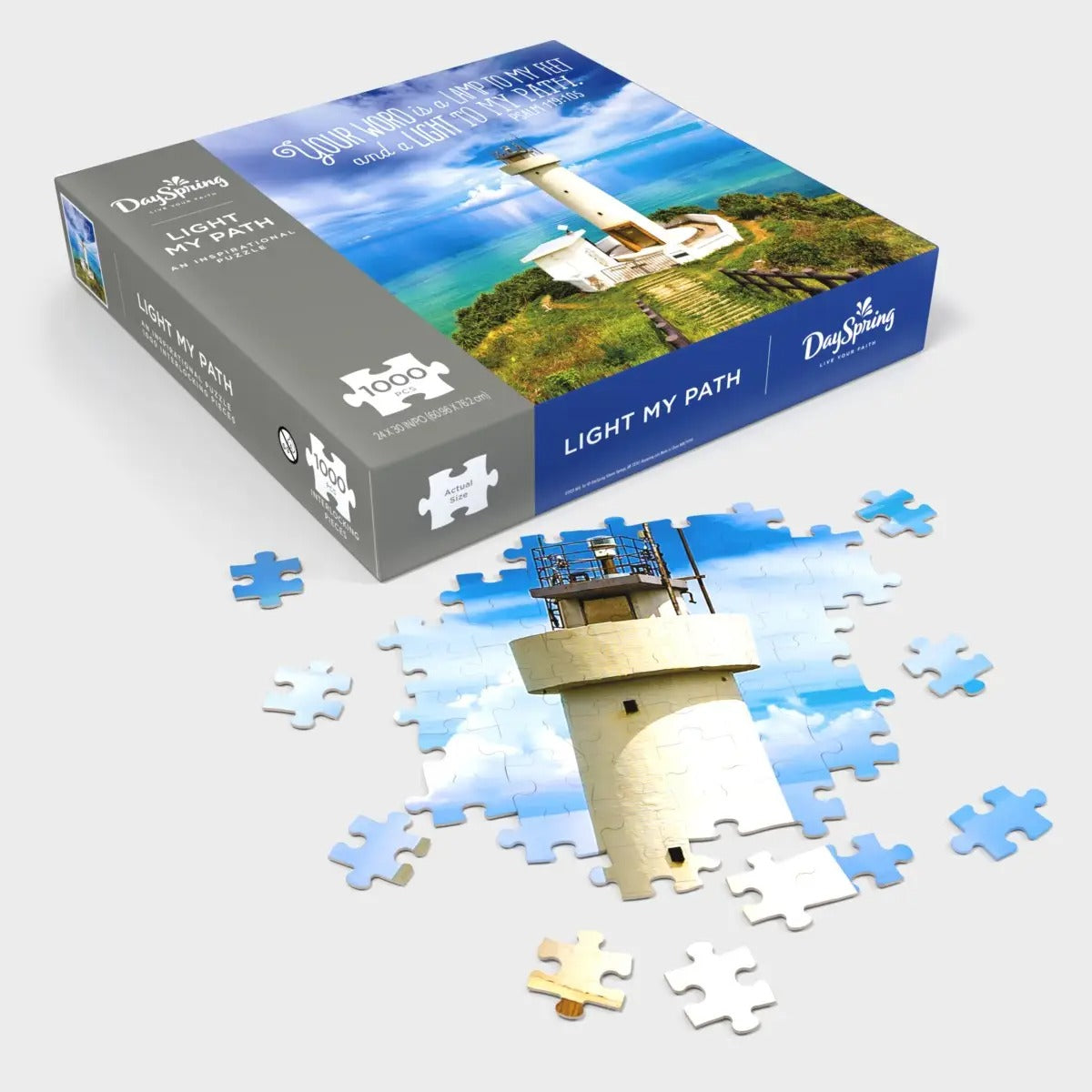 Light My Path - 1,000 Piece Puzzle - The Christian Gift Company