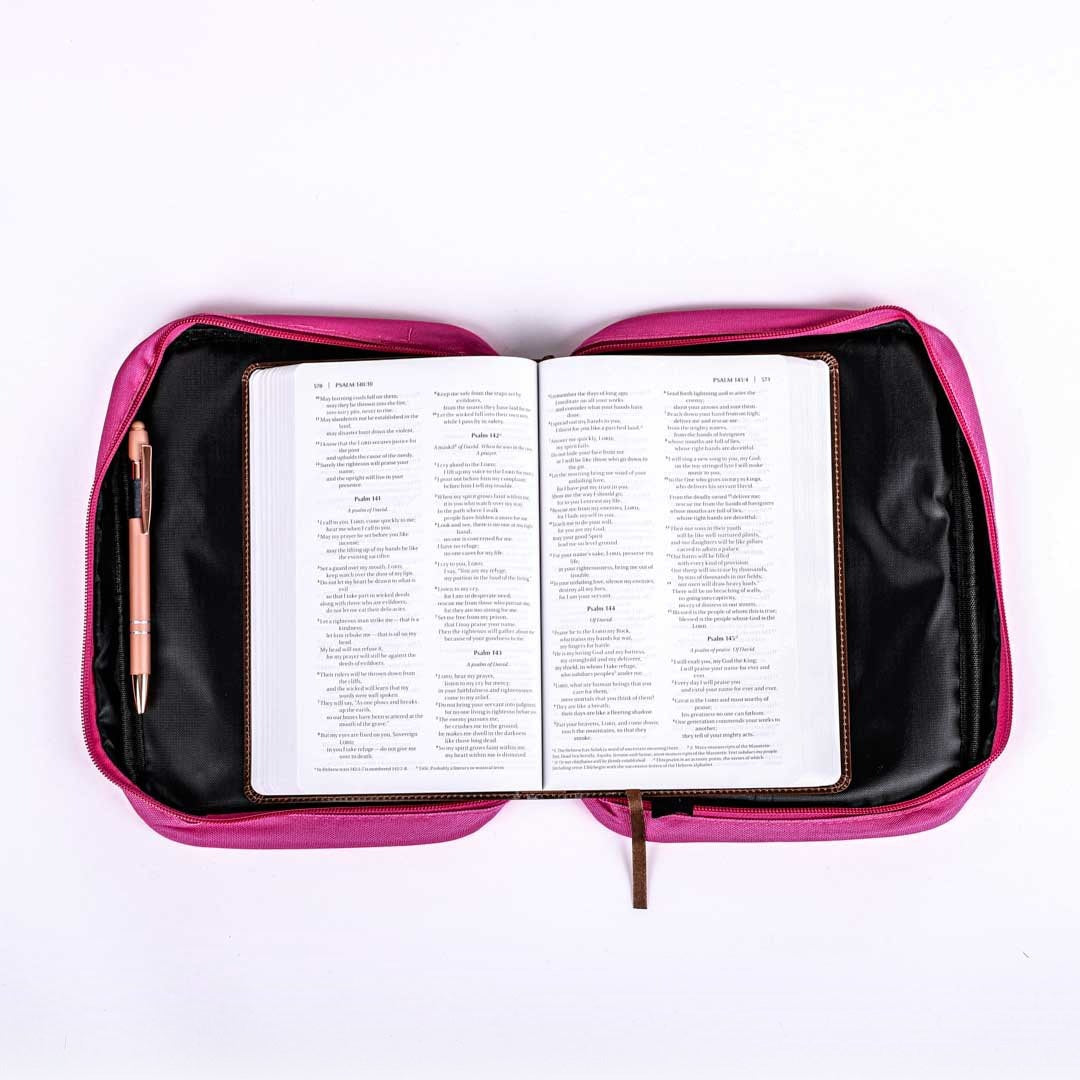 Sequinned Bible Cover - God's Love - The Christian Gift Company
