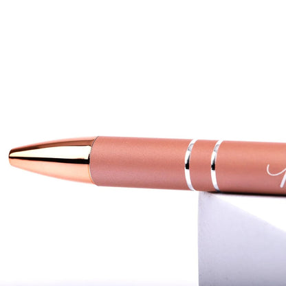 Engraved Gift Pen Rose Gold - Pray Wait Trust - The Christian Gift Company