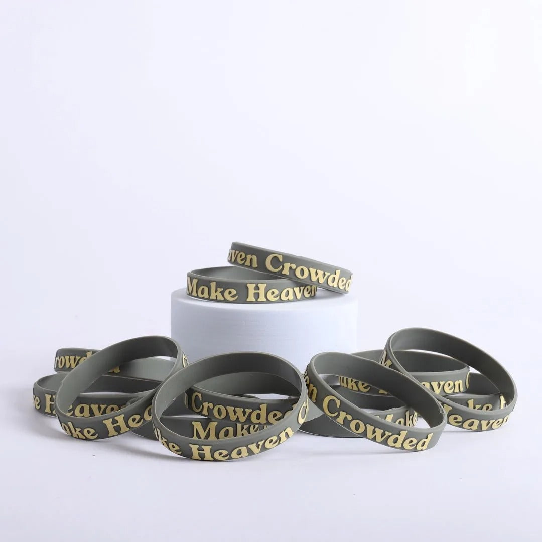 Silicone Wristband - Make Heaven Crowded - The Christian Gift Company