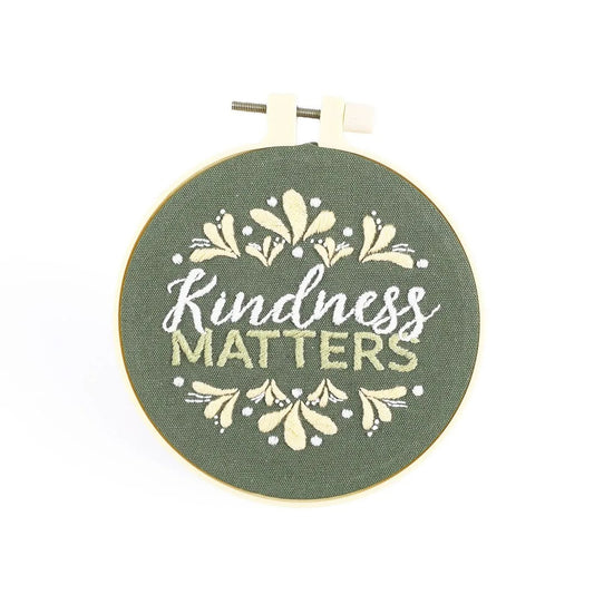 Small Embroidery Kit - Kindness Matters - The Christian Gift Company