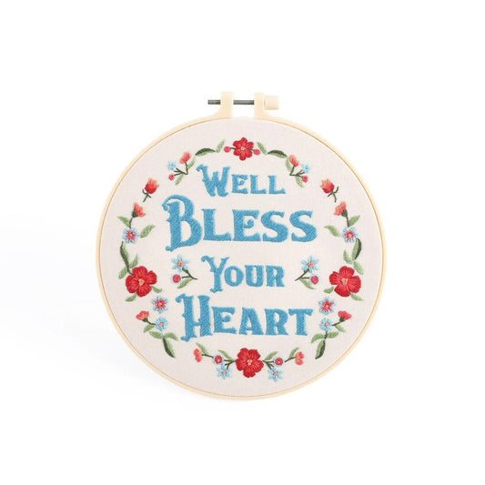 Embroidery Kit - Bless Your Heart - The Christian Gift Company