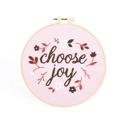 Embroidery Kit - Choose Joy - The Christian Gift Company