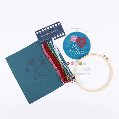 Embroidery Kit - Be Still - The Christian Gift Company