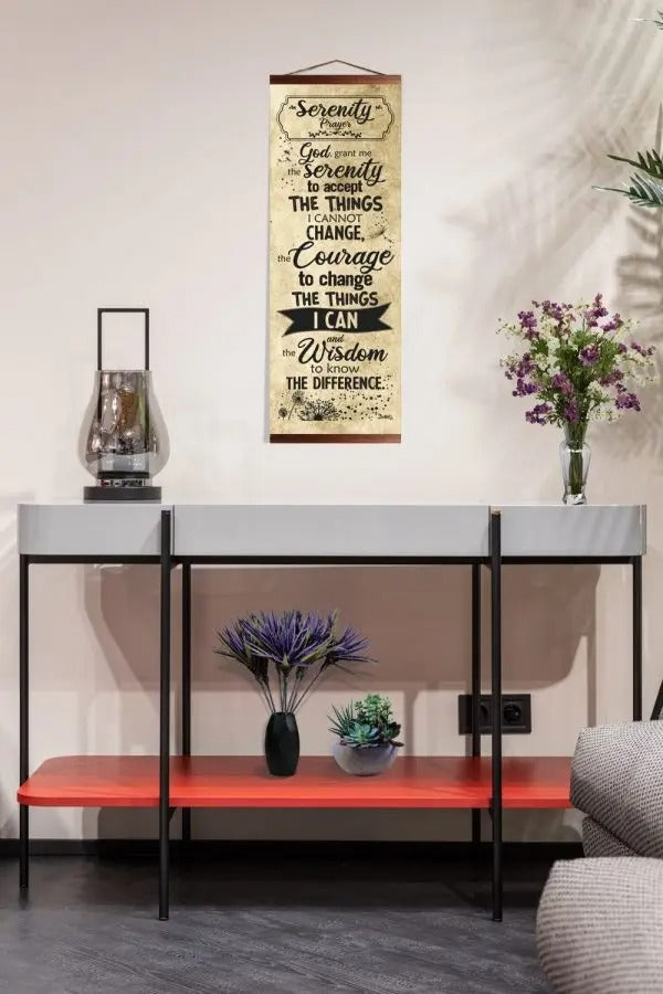 Wall Hanging Scroll - Serenity Prayer - The Christian Gift Company