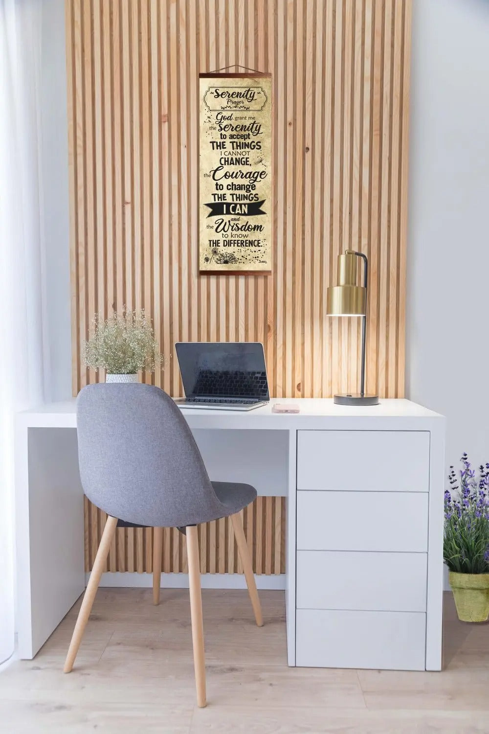 Wall Hanging Scroll - Serenity Prayer - The Christian Gift Company