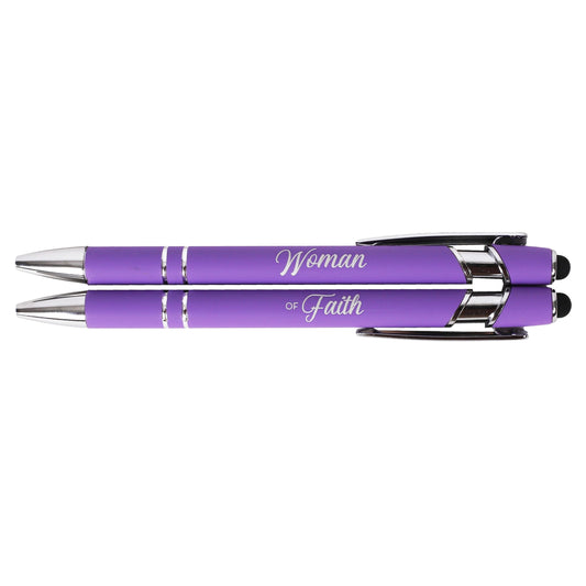 Soft Touch Gift Pen - Woman of Faith - The Christian Gift Company