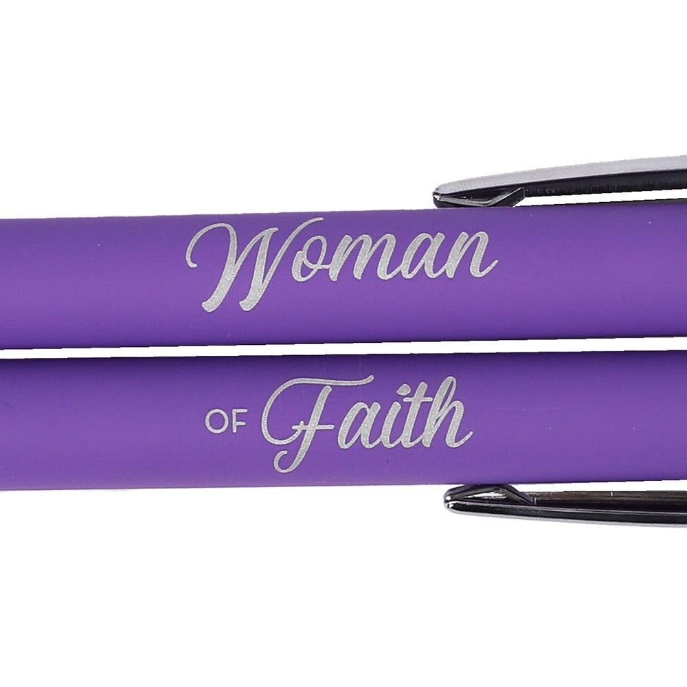 Soft Touch Gift Pen - Woman of Faith - The Christian Gift Company