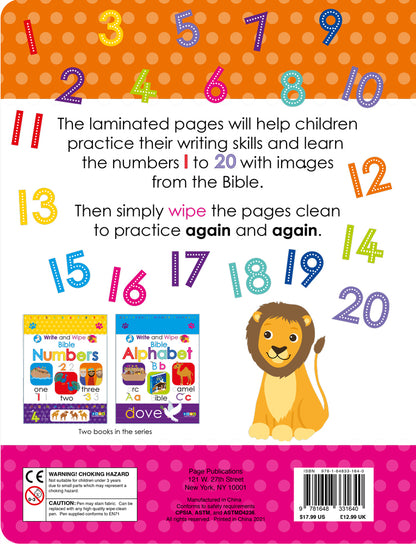 Write And Wipe Bible Numbers - The Christian Gift Company