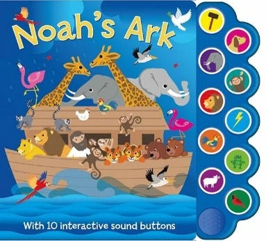 Noah's Ark With 10 Interactive Sound Buttons - The Christian Gift Company
