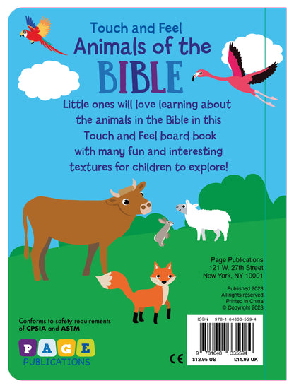 Touch And Feel Animals Of The Bible - The Christian Gift Company