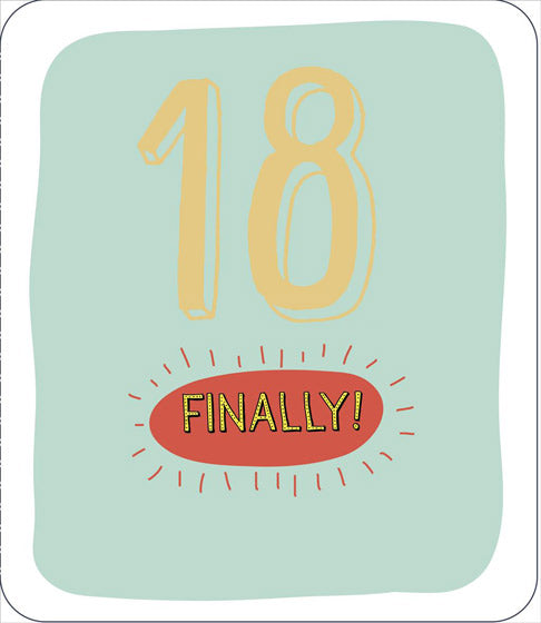 Age 18 Card - Finally! - The Christian Gift Company