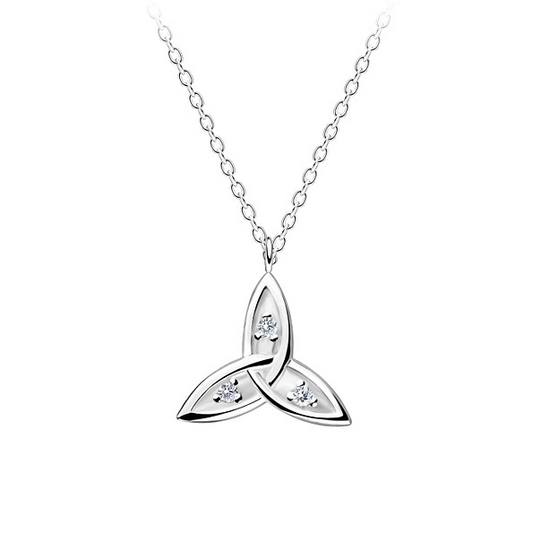 Sterling Silver Celtic Necklace - The Christian Gift Company
