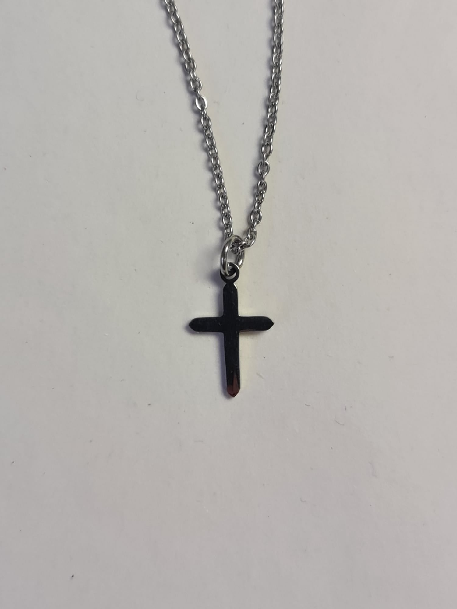 Very Small Stainless Steel Cross - The Christian Gift Company