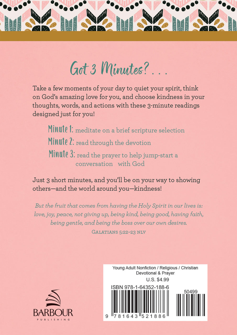 Choose Kindness: 3-Minute Devotions for Teen Girls - The Christian Gift Company