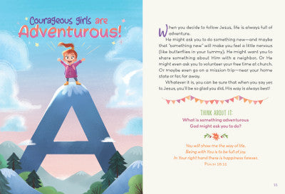 A to Z Devotions for Courageous Girls - The Christian Gift Company