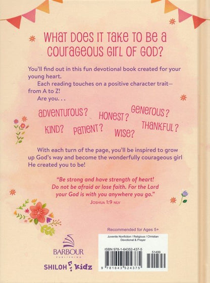 A to Z Devotions for Courageous Girls - The Christian Gift Company