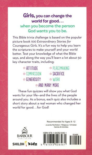 Courageous Girls Bible Trivia - The Christian Gift Company