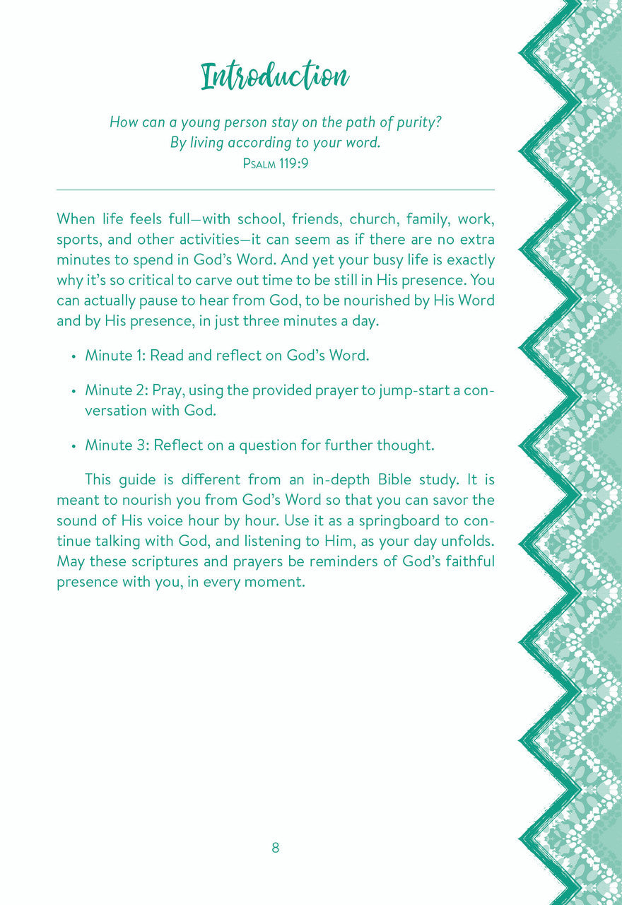 3-Minute Prayers for Teen Girls Journal - The Christian Gift Company
