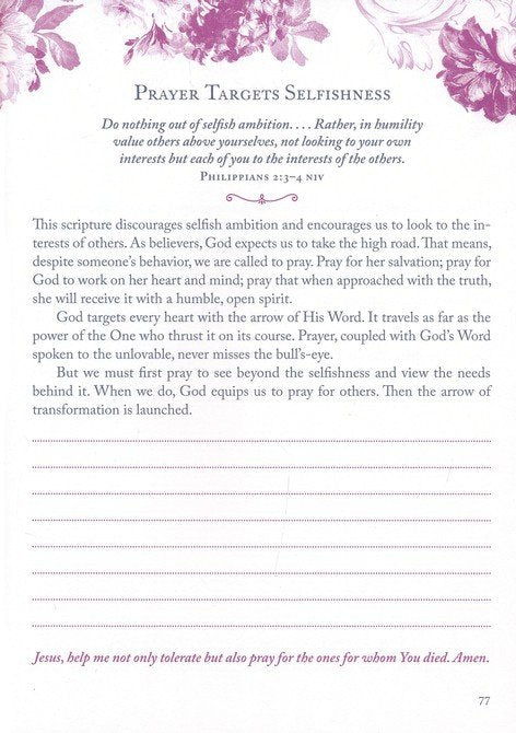 Choose Prayer: 3-Minute Devotions for Women Journal - The Christian Gift Company