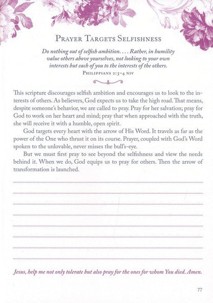 Choose Prayer: 3-Minute Devotions for Women Journal - The Christian Gift Company