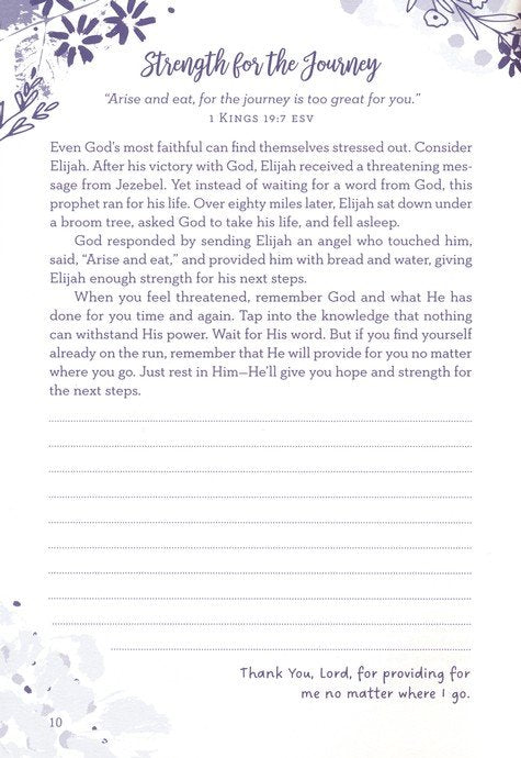 3 Minutes to a Less Stressed Life Devotional Journal - The Christian Gift Company