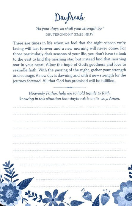 Daily Encouragement: 3-Minute Devotions for Women Journal - The Christian Gift Company