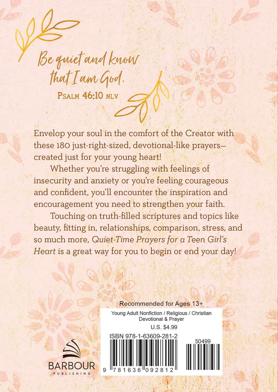 Quiet-Time Prayers for a Teen Girl's Heart - The Christian Gift Company