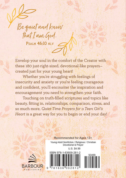 Quiet-Time Prayers for a Teen Girl's Heart - The Christian Gift Company