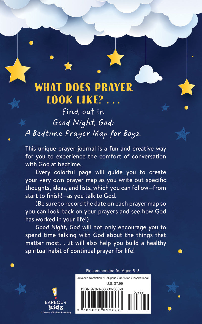 Good Night, God: A Bedtime Prayer Map for Boys - The Christian Gift Company
