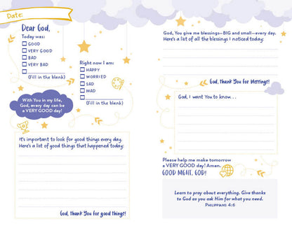 Good Night, God: A Bedtime Prayer Map for Girls - The Christian Gift Company