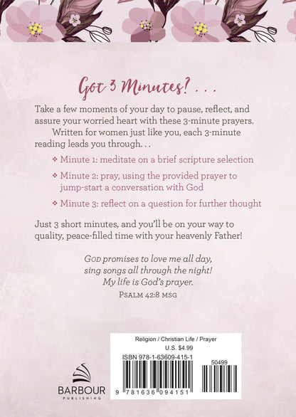 3-Minute Prayers for the Worried Heart - The Christian Gift Company