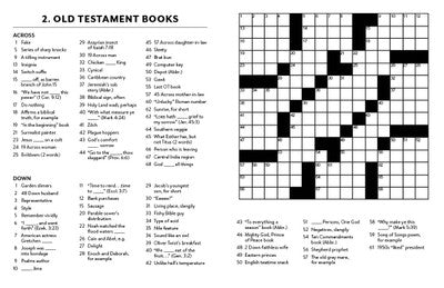 Bible Brain Puzzles: Large Print Crosswords - The Christian Gift Company