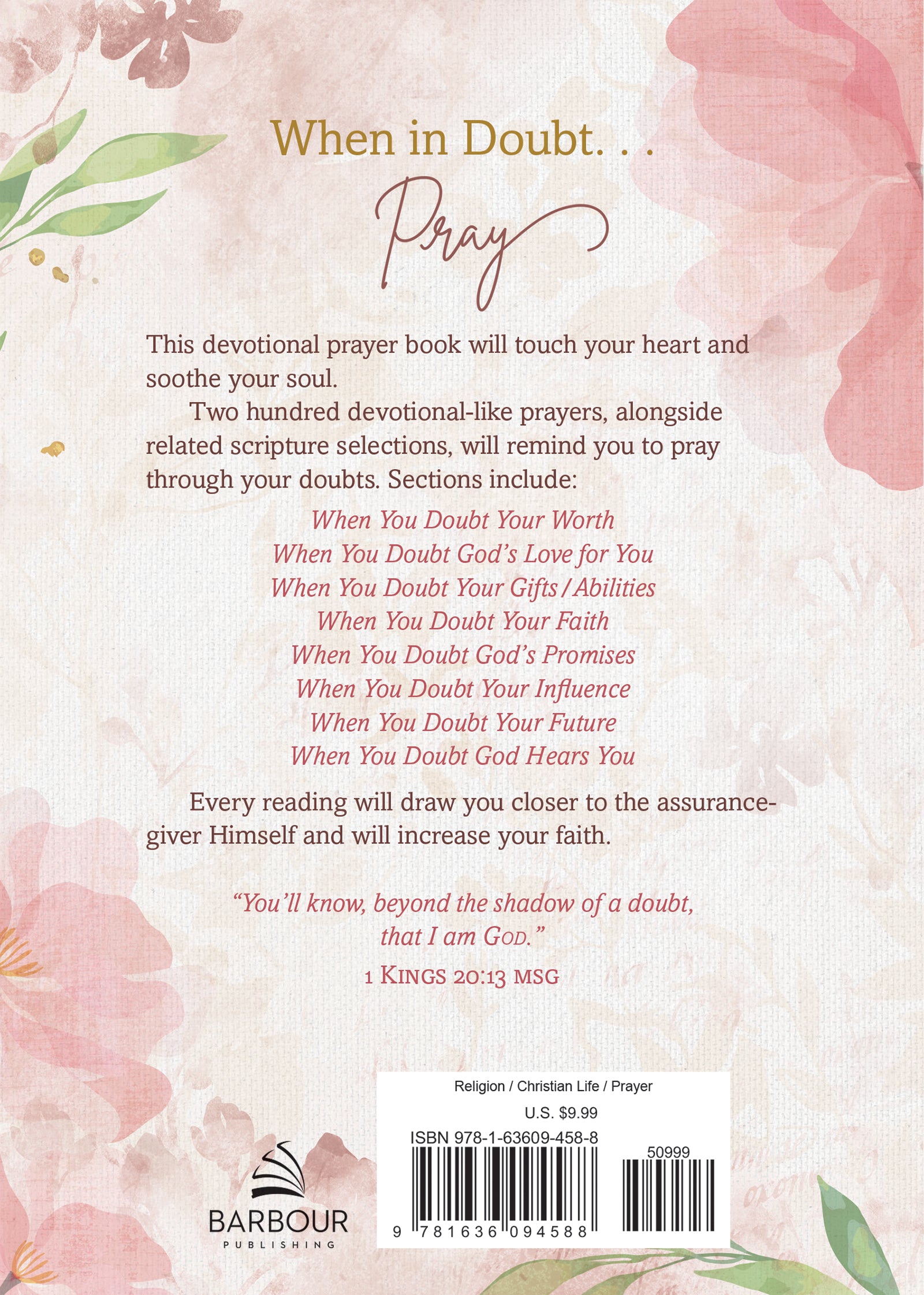 When in Doubt, Pray - The Christian Gift Company