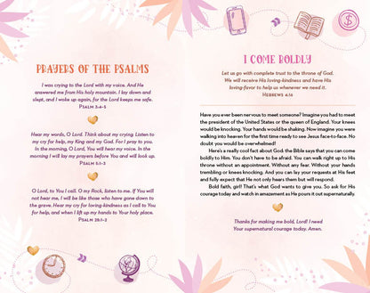 The Prayer Map Bible for Teen Girls NLV [Coral Dandelions] - The Christian Gift Company