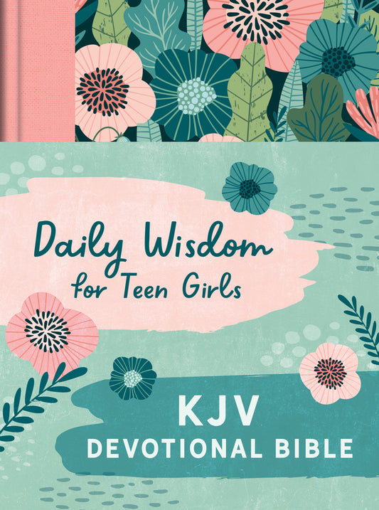 Daily Wisdom for Teen Girls KJV Devotional Bible [Blush Rainforest] - The Christian Gift Company