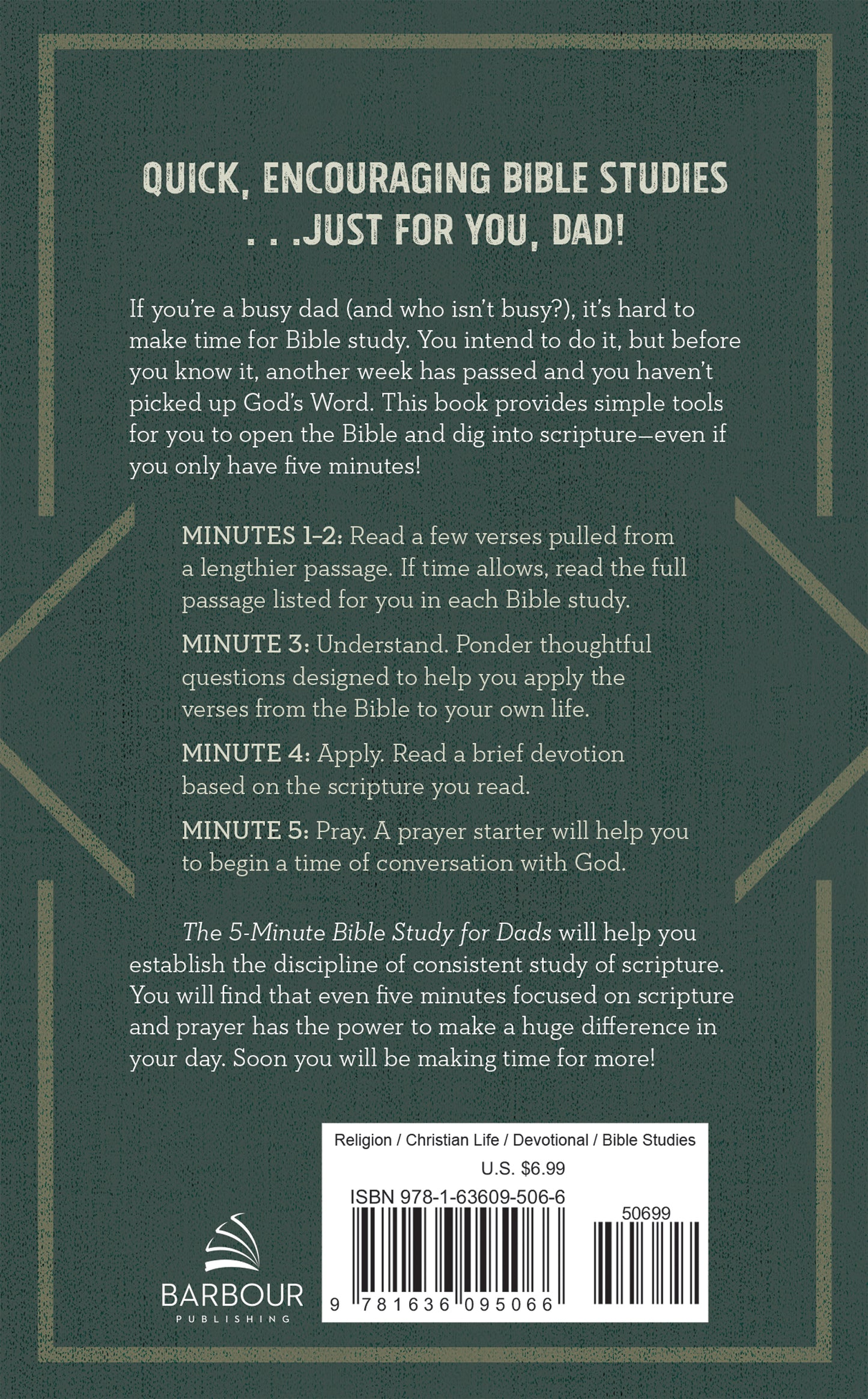 The 5-Minute Bible Study for Dads - The Christian Gift Company