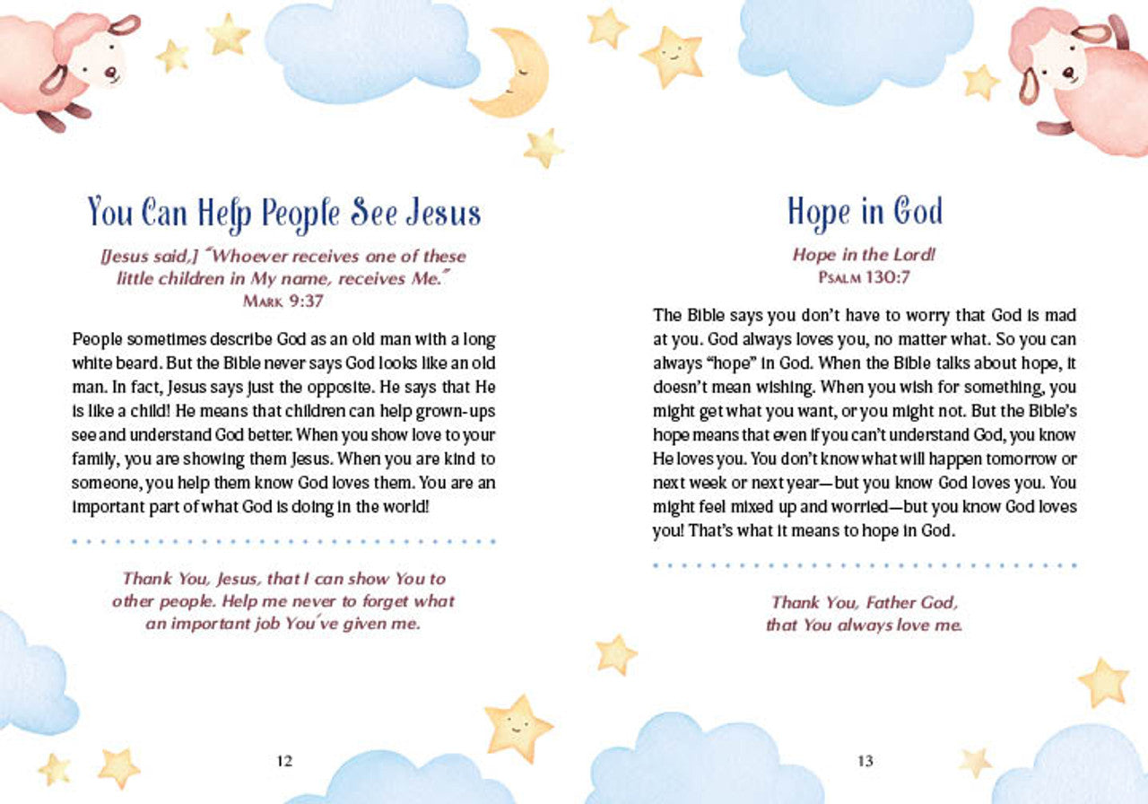 3-Minute Bedtime Devotions for Little Hearts - The Christian Gift Company