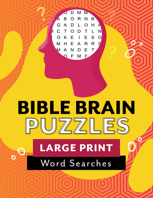 Bible Brain Puzzles: Large Print Word Searches - The Christian Gift Company