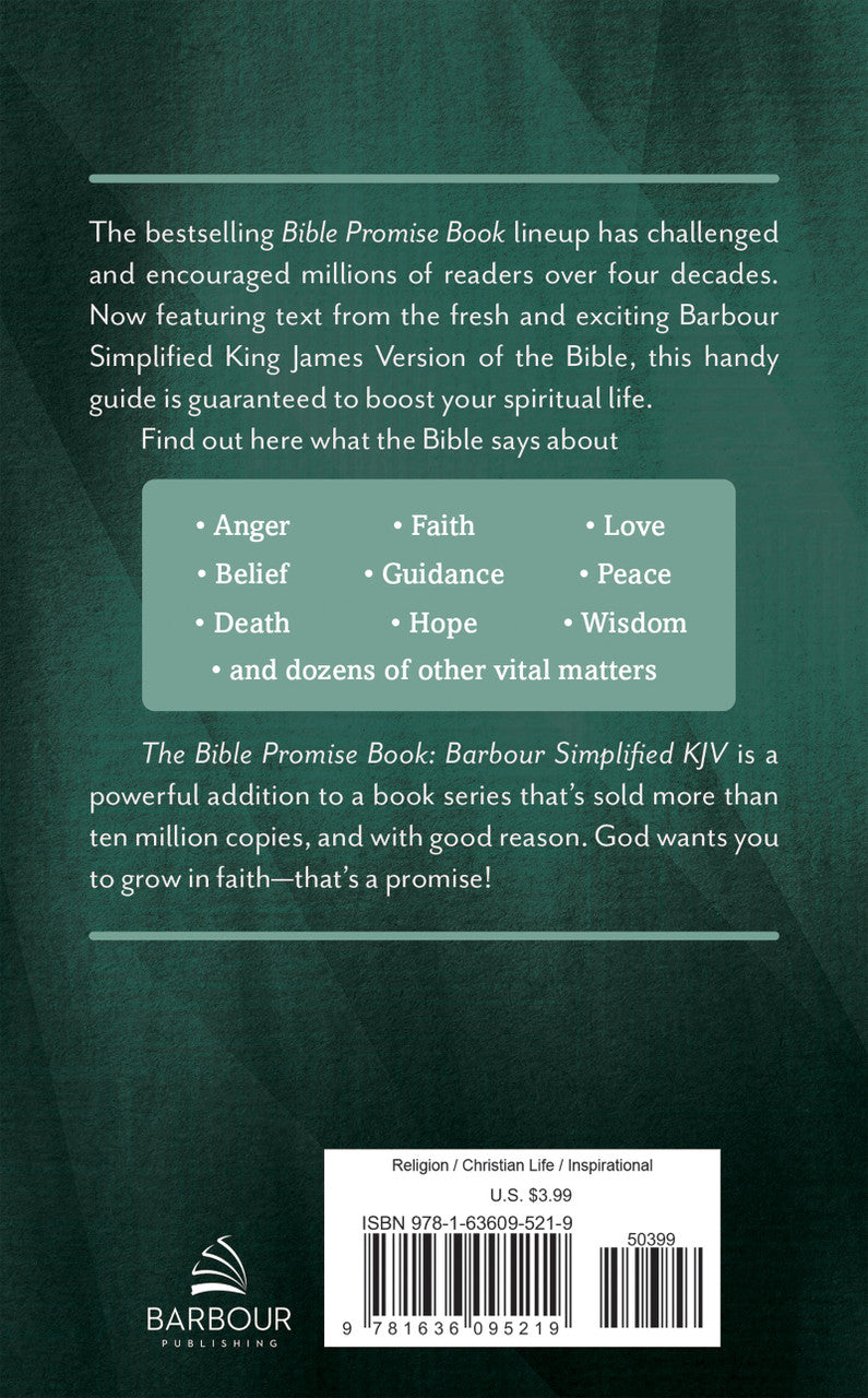 The Bible Promise Book [Simplified KJV] - The Christian Gift Company