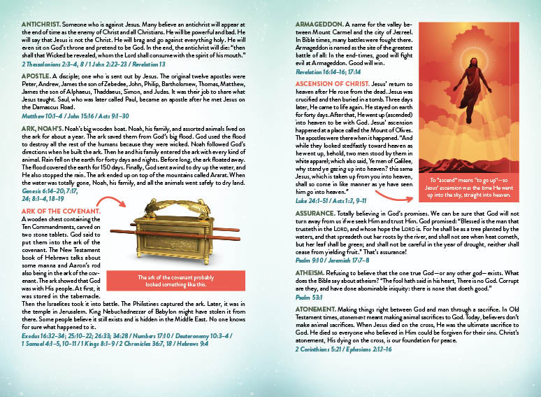 The One-Minute KJV Bible for Kids [Neon Green Cross] - The Christian Gift Company