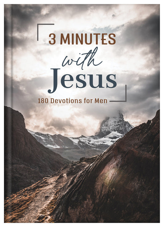 3 Minutes with Jesus: 180 Devotions for Men - The Christian Gift Company
