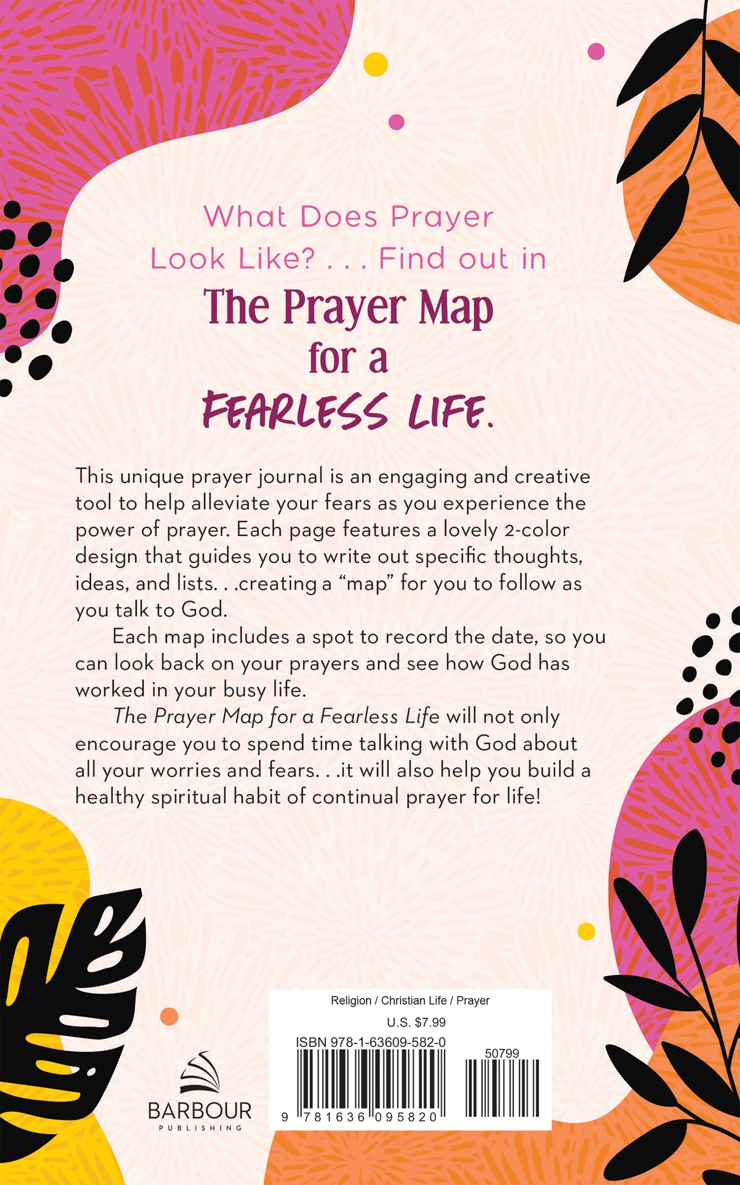 The Prayer Map for a Fearless Life - The Christian Gift Company